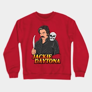 jackie daytona with skull Crewneck Sweatshirt